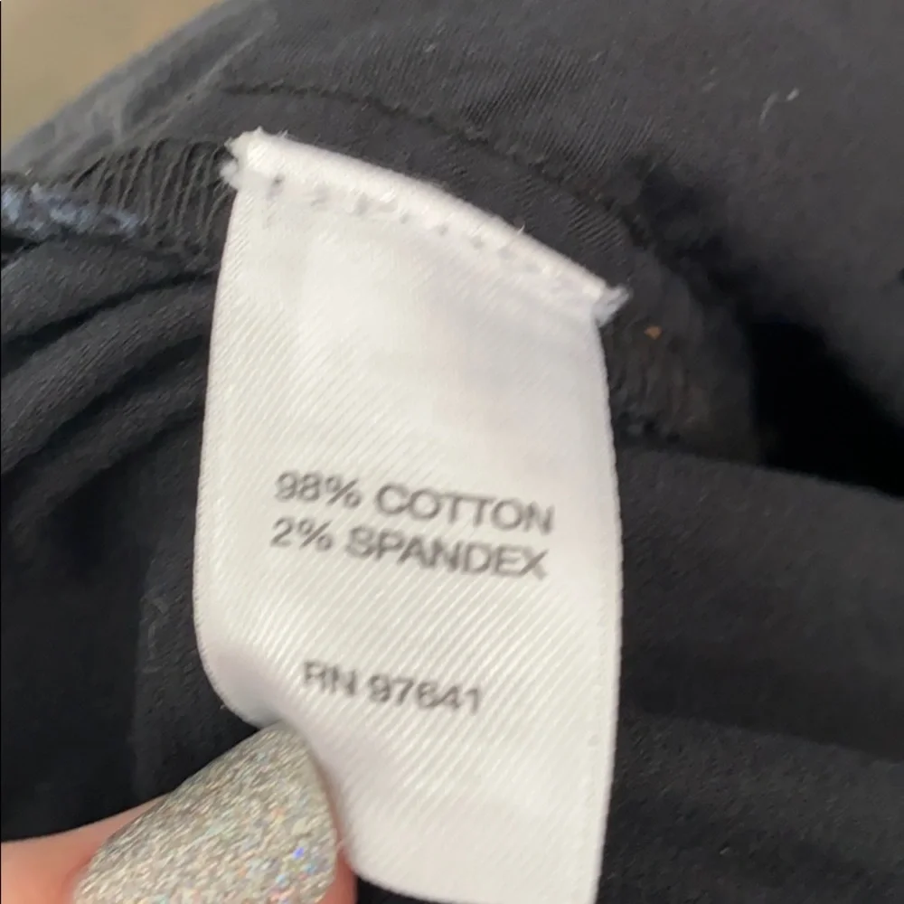 J. Jill Black Stretchy Pull On Corduroy Pants 4